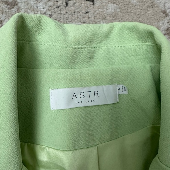 ASTR The Label Zodiac Blazer Light Green | Size Small | Like New - Picture 4 of 6